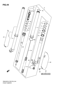 RMX450 Передняя вилка