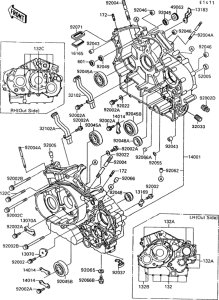 VN1500 Crankcase(1 / 2)