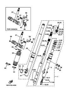  Вилка передней оси