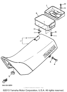 TT600L Сиденье