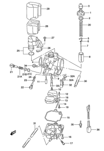 AY50 Carburetor assy