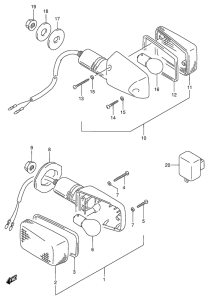 RG125 Поворотники