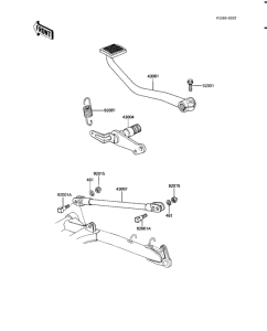  Педаль тормоза