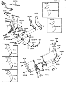ZX900 Fairing lowers