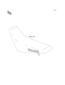 KLX300R Сиденье