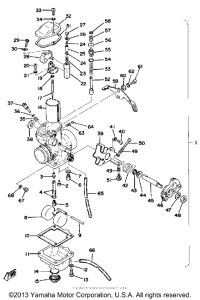 XT500D Карбюратор