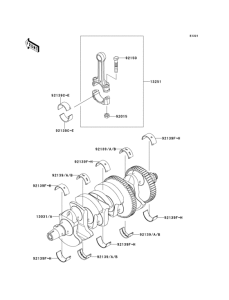 ZR1000 Коленвал