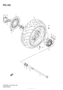 VZR1800Z Rear Wheel (Vzr1800Zl4 E33)