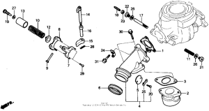 CR80R Exhaust manifold 85