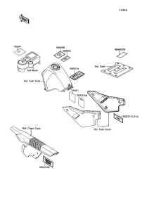 KL650 Лейбл предостережения
