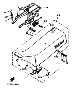 DT80MX Seat. carrier