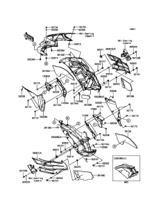 ZX1400 Обтекатель цепнральный