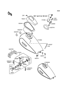 ZL400 Топливный бак