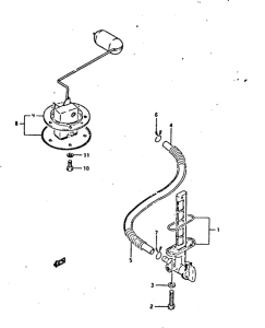 GSX-R400 Топливный кран