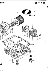 GS450 Filter - oil pump