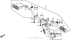 CT90 Подножки
