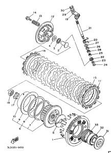 XTZ750 Сцепление