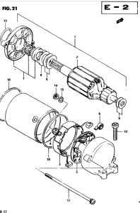 GS850 Стартерный мотор