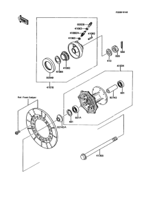 KMX125 Переднее колесо