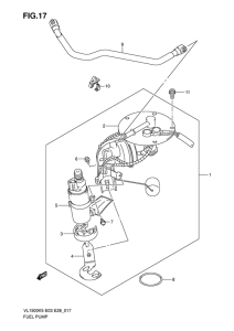 VL1500 Топливный насос
