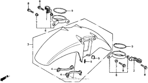 CB1000F Переднее крыло