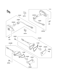 ZX600 Поворотники