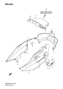 AN650 (ABS) Боковая крышка