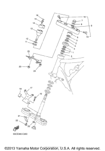 XVS650A Управление