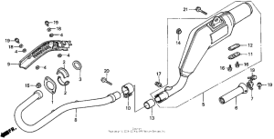 XR200R Глушитель