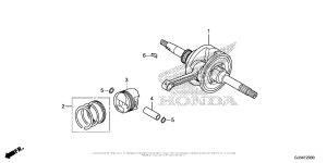 NCH50 Коленчатый вал и поршни
