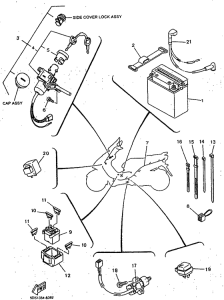 YP125 Электрика 2