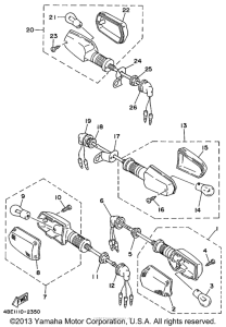 XT225LC Поворотники