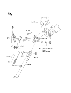 ZX600 Stand comp