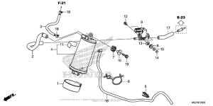 CB500X (ABS) Канистра осушителя