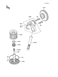 ER250 Масляный насос