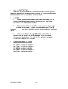 DR-Z250 Catalog preface