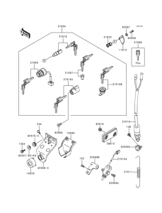 BJ250 Замок зажигания