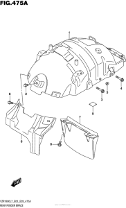 VZR1800 Rear Fender Brace