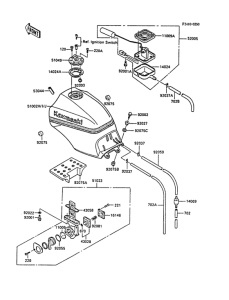 ZX900 Fuel tank(1 / 2)