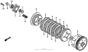 XL200R Сцепление