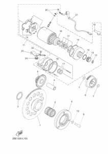 XT660Z (ABS) Стартер