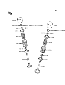 ZR750 Rocker arms / valves
