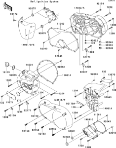VN900 Engine cover(s)(1 / 2)