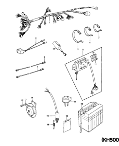 KH500 Электрика