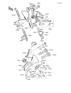 VN750 Распред вал