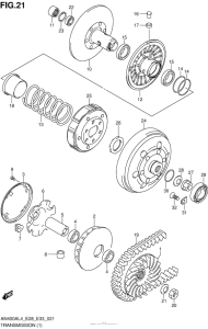 AN400Z (ABS) Трансмиссия 1