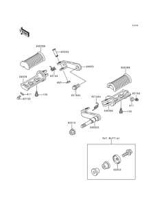 BJ250 Подножки