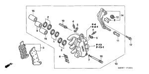 NT700V L. front brake caliper