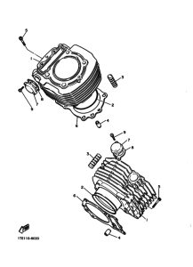 XV1100 Цилиндр