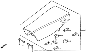 XL200R Сиденье